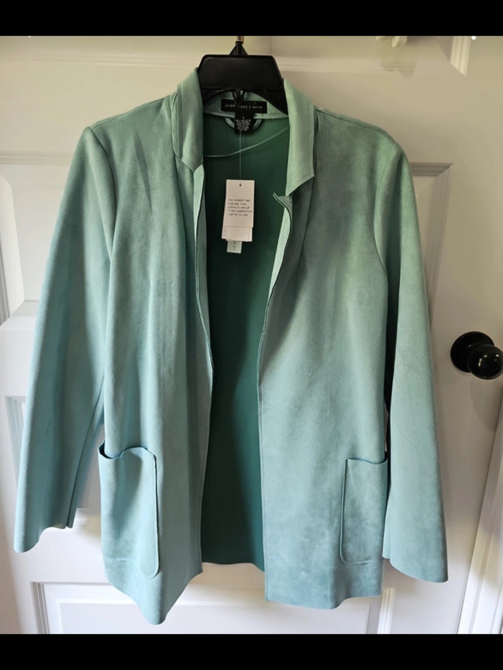 Eileen Fisher Mint Green Open Front Jacket